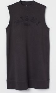 Sleeveless Sweatshirt Dress